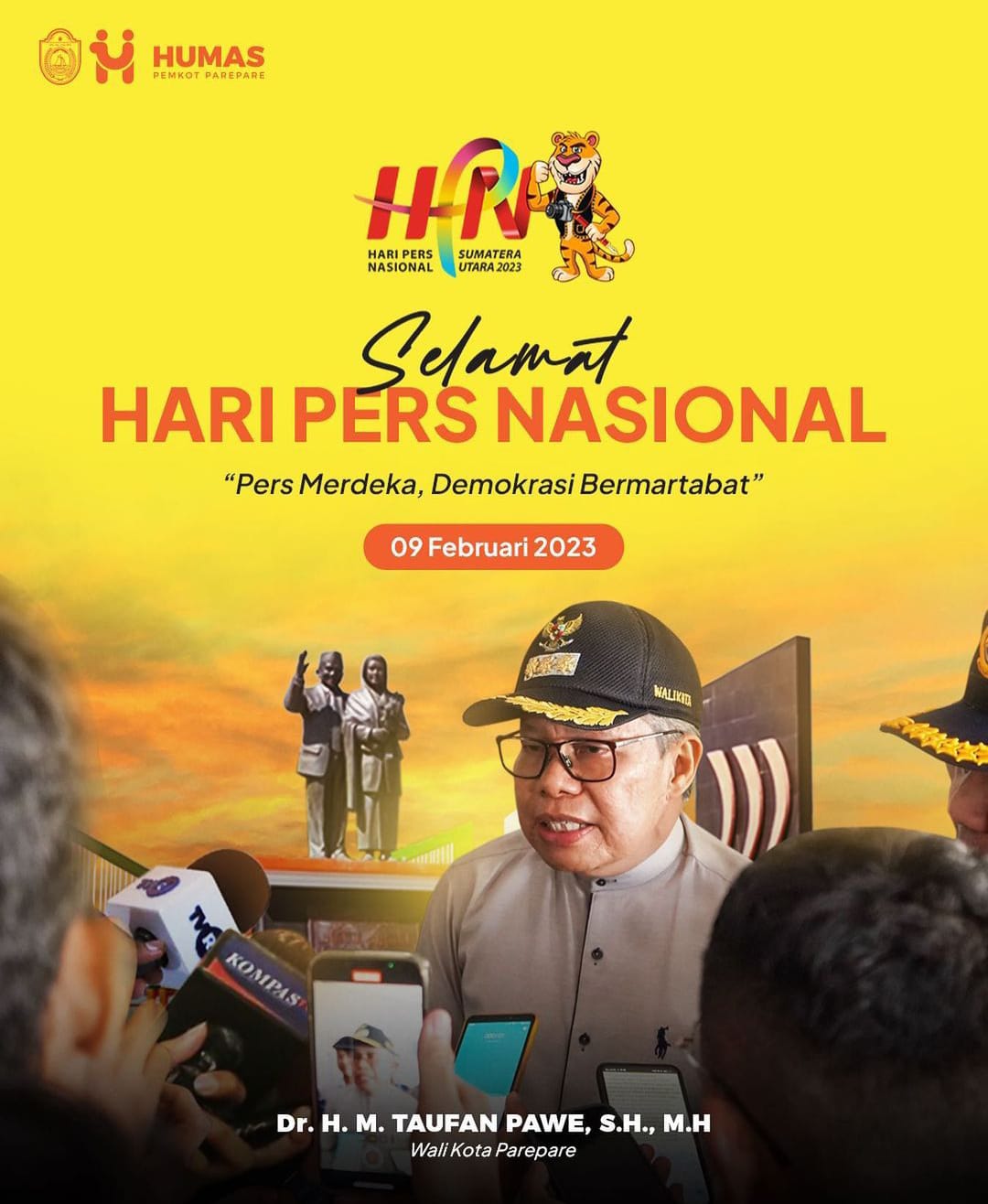 Selamat Hari Pers Nasional, Taufan Pawe Ucapkan Jayalah Insan Pers